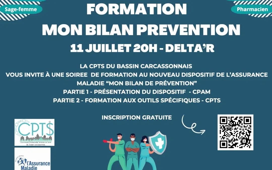 Formation « Mon Bilan Prévention »